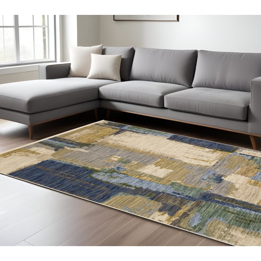 HomeRootsAbstract Modern Rectangle Area Rug