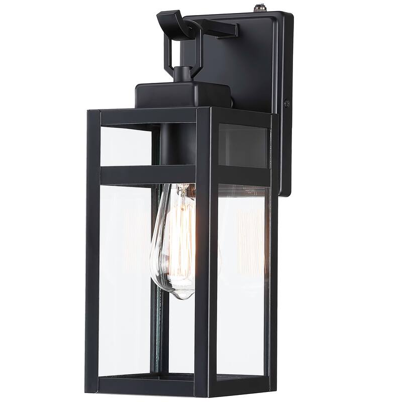 4 Pack Outdoor Wall Light With Sensor - 5"x6.57"x14.06"