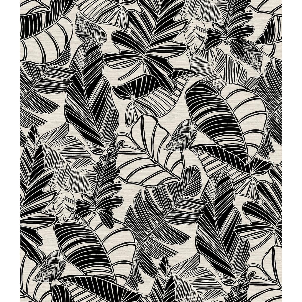 My Style Pindo Wood Cut Palm Peel & Stick Wallpaper