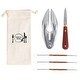 preview thumbnail 1 of 2, French Home 6-Piece Essential Seafood Utensil Set