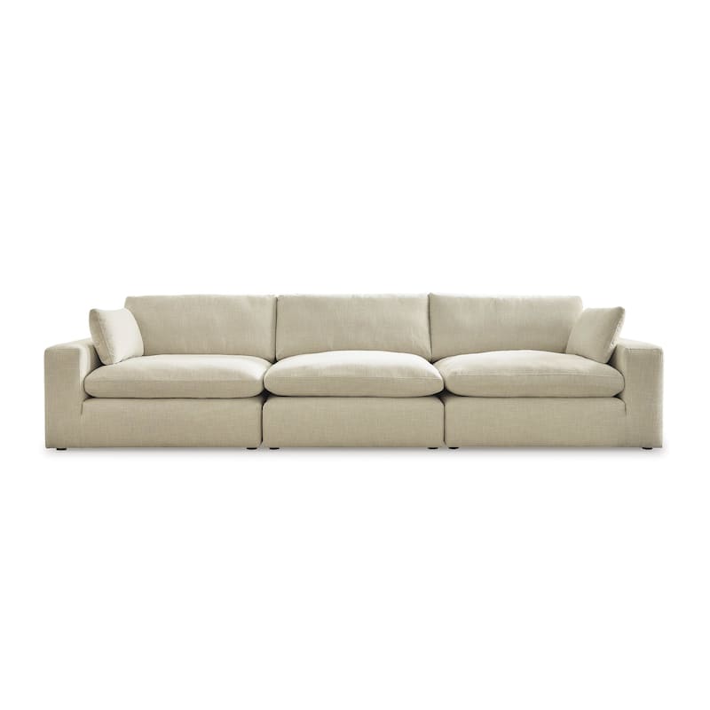Signature Design by Ashley Elyza White 3-Piece Sectional Sofa - 144" W x 42" D x 36" H