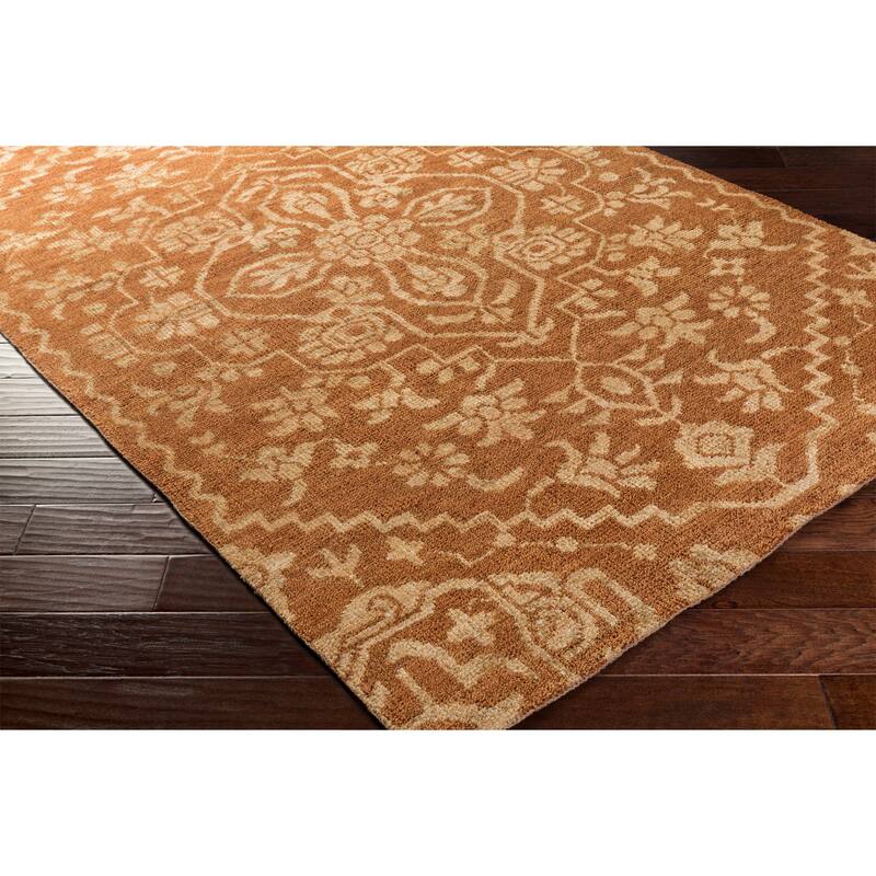 Hand-Knotted Brunoy Wool/Viscose Area Rug (2' x 3')