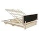 preview thumbnail 12 of 14, Pink Queen Velvet Upholstered Platform Bed w/ Hydrualic Storage, Floating Wood Bed Frame w/ LED Light & USB Port for Kids Adults
