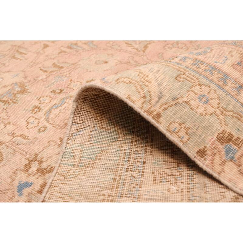 ECARPETGALLERY Hand-knotted Antalya Vintage Blush Wool Rug - 8'6 x 10'10