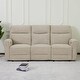 preview thumbnail 83 of 118, MCombo 64.6" Wall Hugger Power Loveseat Fabric Recliner Sofa with USB Ports
