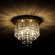 preview thumbnail 30 of 45, GetLedel Modern 5-Light Crystal Flush Mount Chandelier