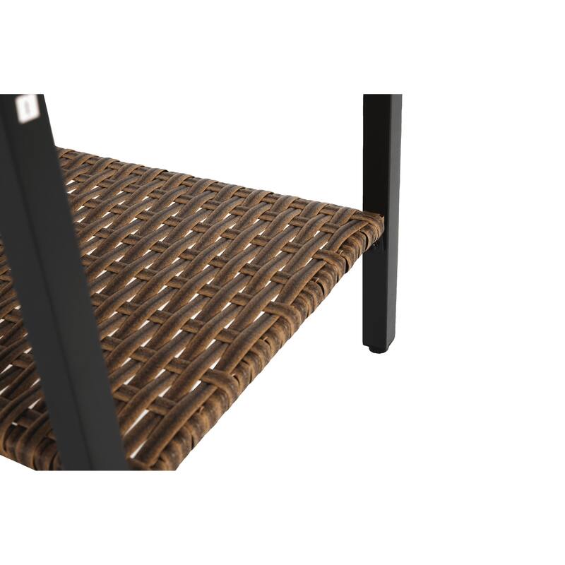 Wicker Rocking Chairs for Outdoors 3 Piece