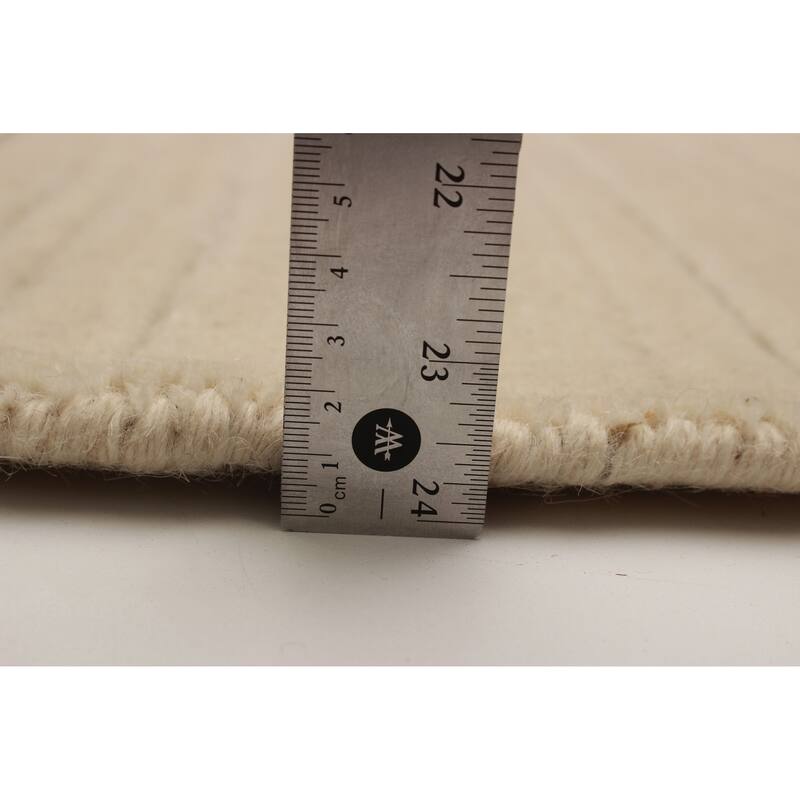 Kashkuli Gabbeh Cream Rug 4'0" x 4'0" - 4'0 x 4'0