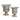 Woven Metal Classic Urn, Set of 2 - Large: 16"L x 11.5"W x 17.5"H