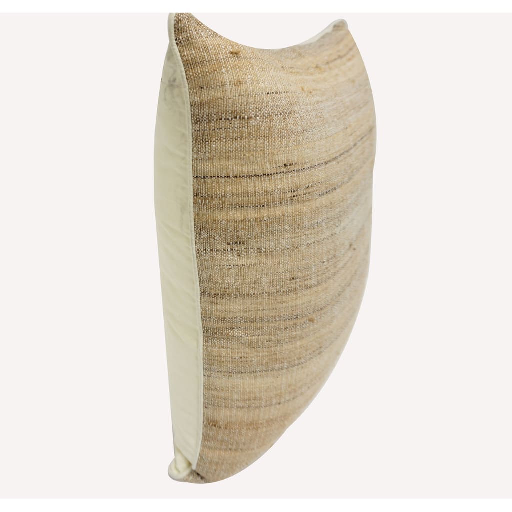 Home&Manor Ahvag Vintage Raw Silk Pillow 18"