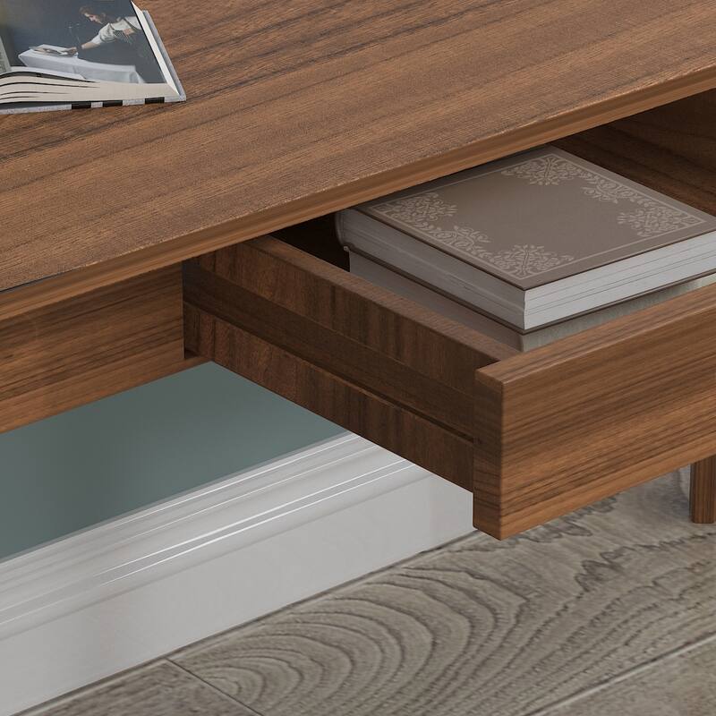 Computer Writing Desk with 2-drawer for Home and Office