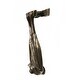 preview thumbnail 5 of 7, Door Knocker 5" H x 2" W Antique Brass Bat Style Low Maintenance Decorative Door or Gate Knockers Renovators Supply