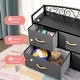 preview thumbnail 4 of 6, Crestlive Products Wide 5-drawer Storage Cube Dresser with Fabric Bins