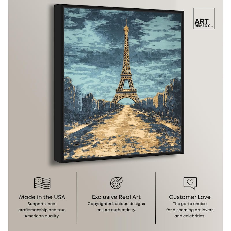 Textured Paris Embroidery Canvas by Art Remedy