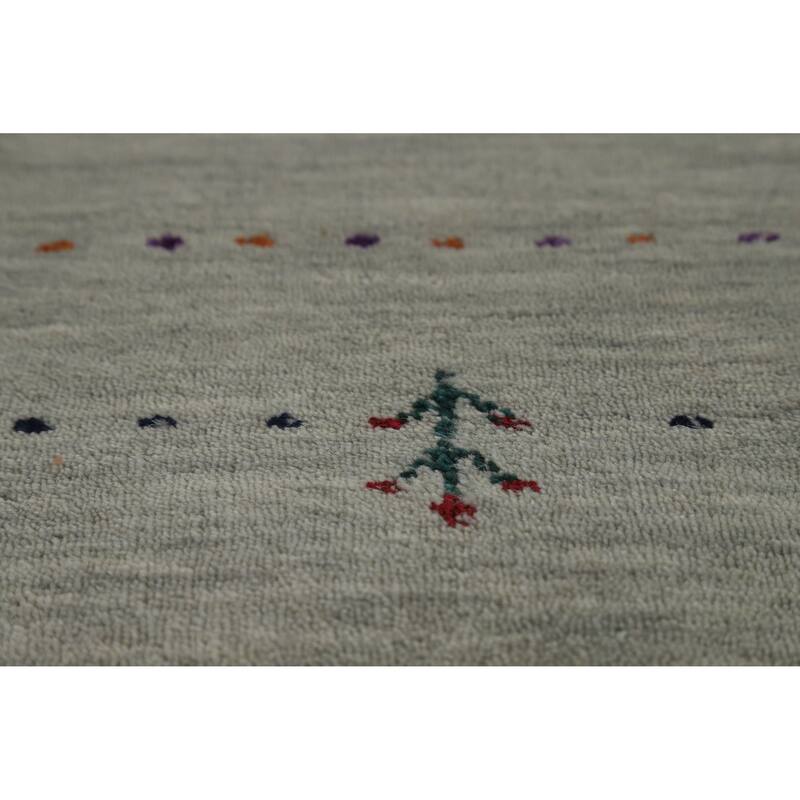 Tribal Wool Gabbeh Indian Area Rug 8x10 - 8' x 10'