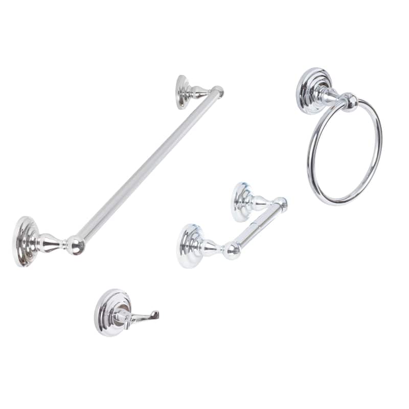 Sure-Loc BL-SET-PH2 Boulder 4 Piece Bathroom Package with 30" Towel - Polished Chrome
