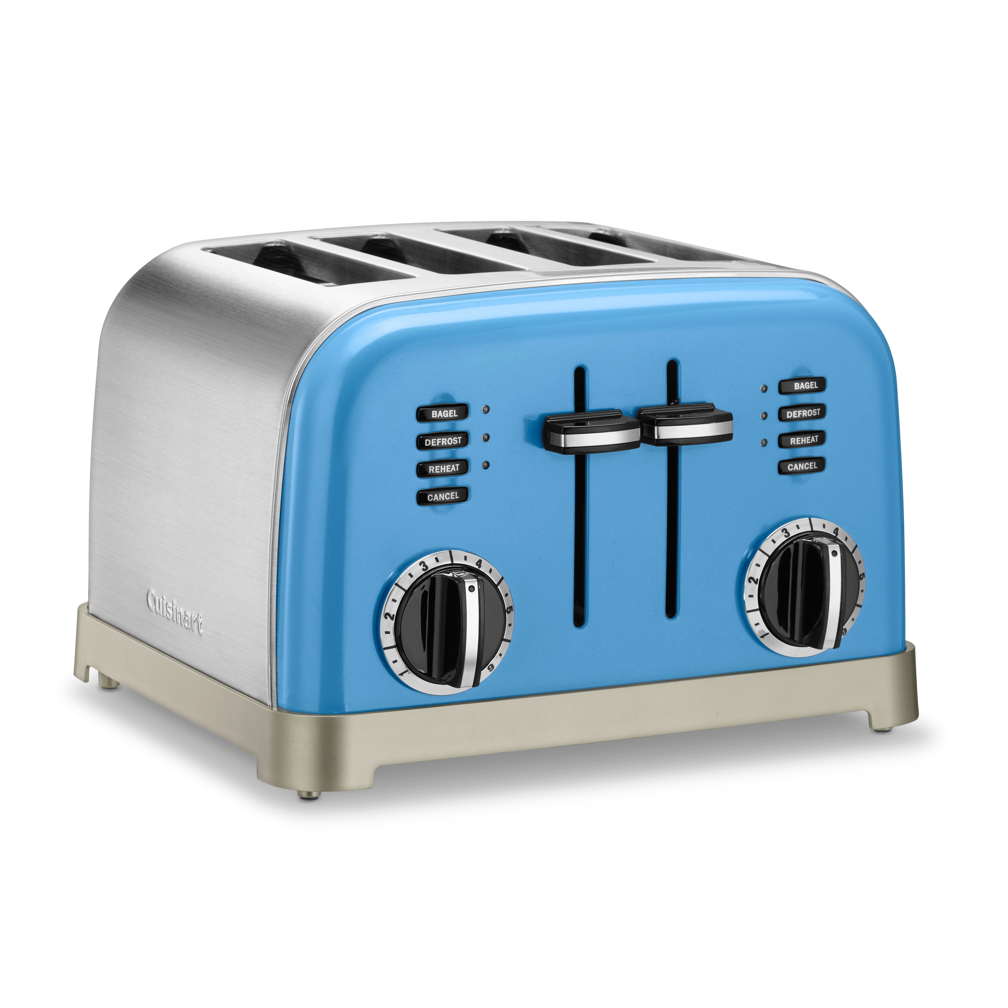 Nostalgia Classic 4-Slice Aqua Blue Retro Toaster CLTOS4AQ - The