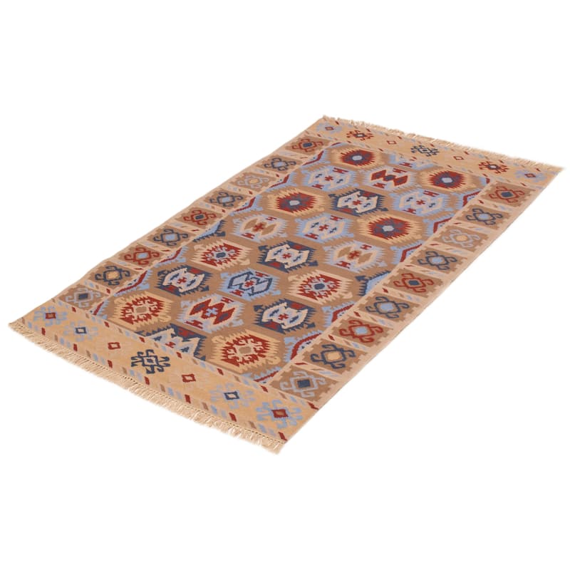Ankara FW Brown Kilim 5'0" x 8'2" - 5'0 x 8'2