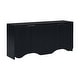 preview thumbnail 20 of 44, Hidden Shoe Cabinet Multi-Function Shoe Cabinet Vintage Shoe Cabinet with Adjustable Shelving and 4 Doors for Living Room