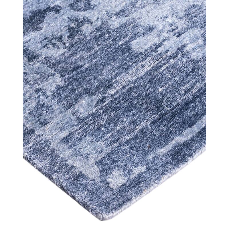 Modern One-of-a-Kind Hand-Knotted Area Rug - White, 8' 3" x 10' 6" - 8' 3" x 10' 6"