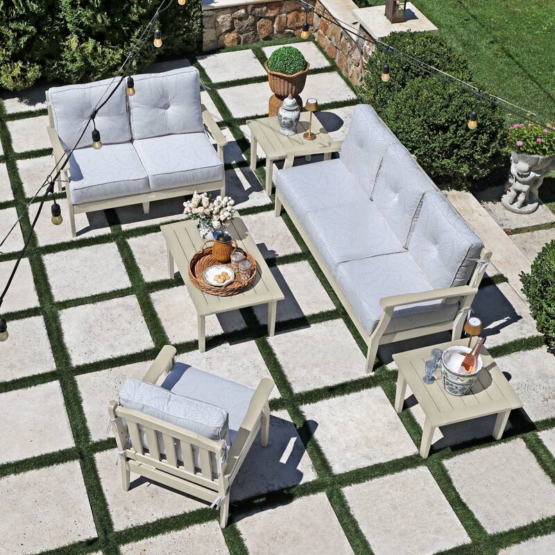 HIGHWOOD Lehigh 6-Piece Grand Deep Seating Set