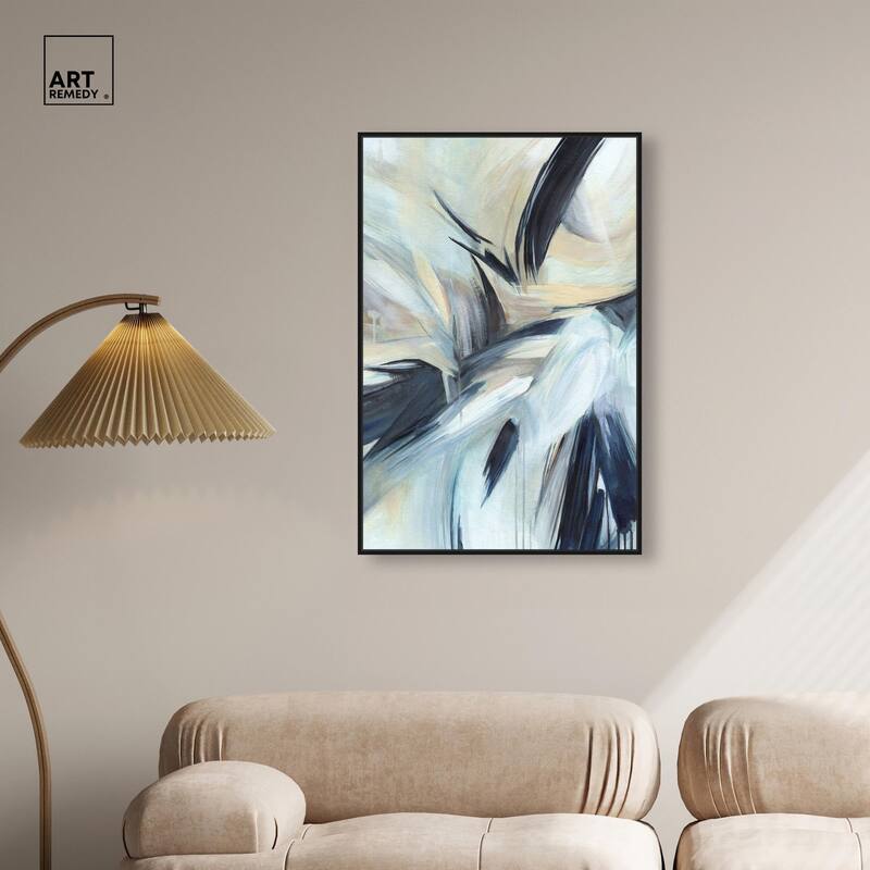 Layered Shadows Canvas by Art Remedy