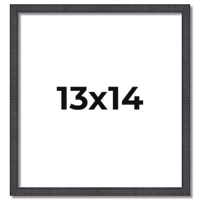 13x14 Frame Brown Solid Wood Picture Frame - Complete Modern Photo