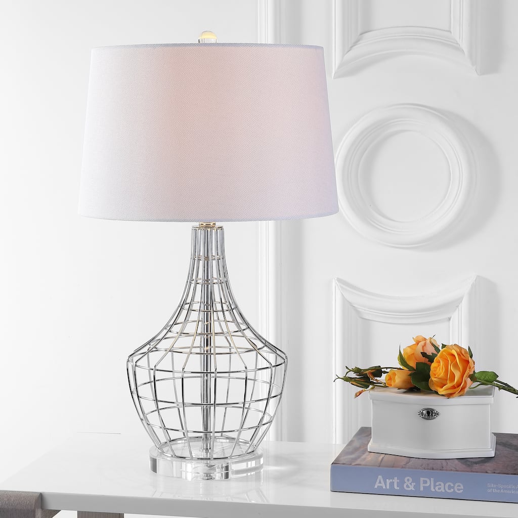 SAFAVIEH Lighting Dietlind 28-inch LED Table Lamp (Set of 2) - 16" x 16" x 28" - 16Wx16Dx28H