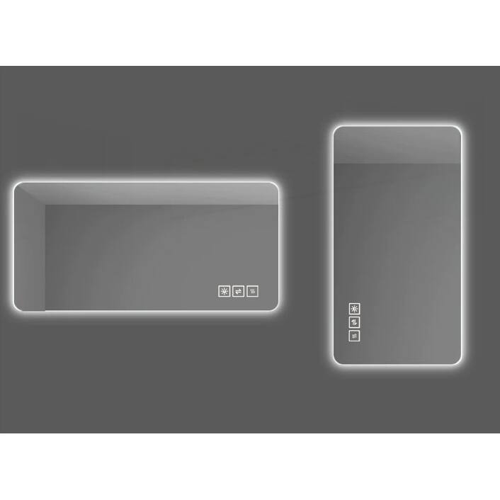 Wall mounted LED lighting mirror