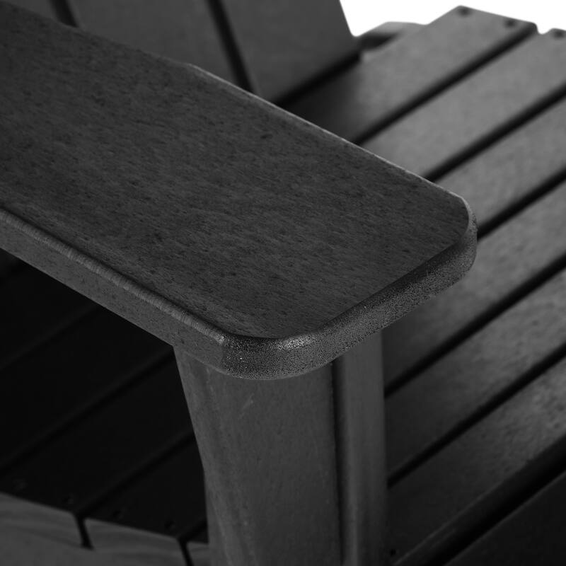 Laguna Hdpe All Weather Outdoor Patio Rocking Chairs With Side Table (3-Piece Set)