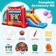 preview thumbnail 6 of 10, Costway Inflatable Bounce House 5-in-1 Ice Cream Jumping Castle