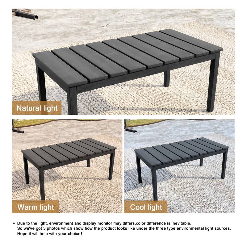 Outdoor Patio Teak Wood Side Table Coffee Table