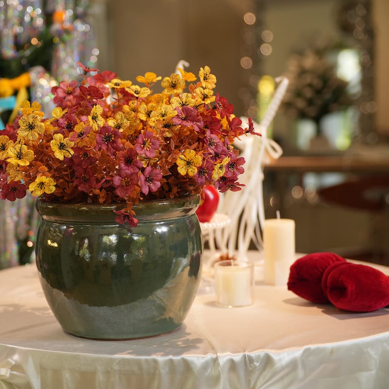 3 Handmade Ceramic Planter set Glossy Glaze for Succulent and Flower