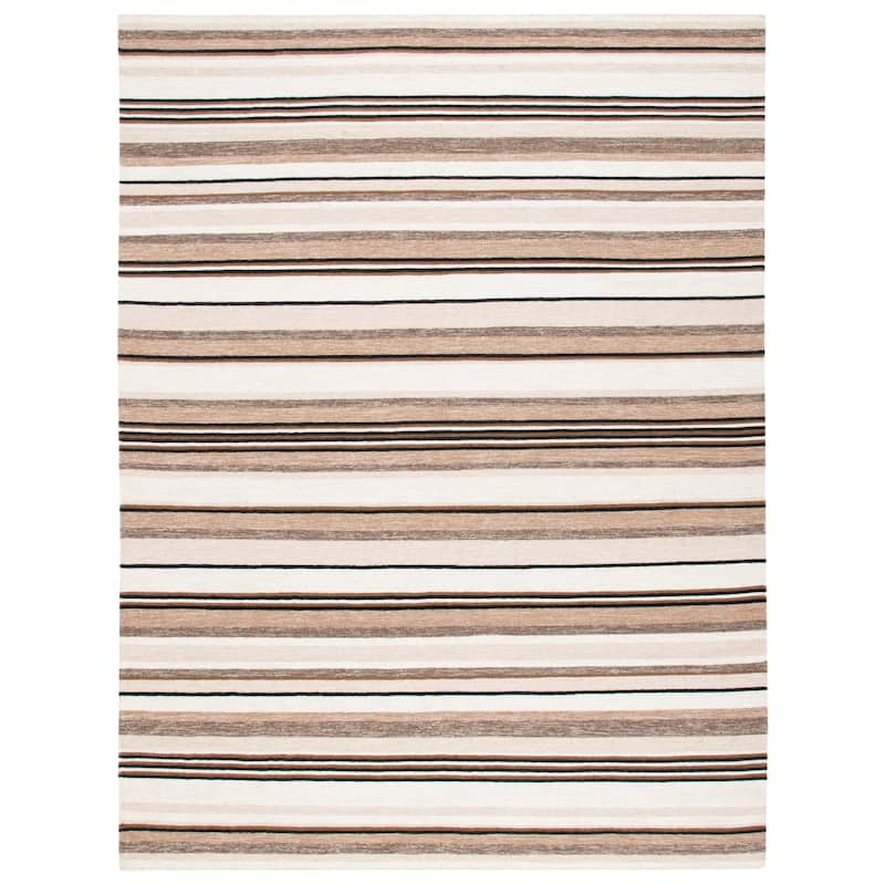 SAFAVIEH Handmade Striped Kilim Torrie Casual Wool Rug