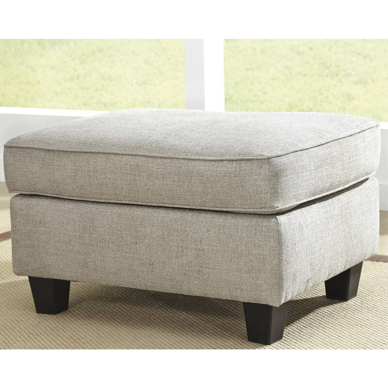 Signature Design by Ashley Abney Brown/Beige Ottoman