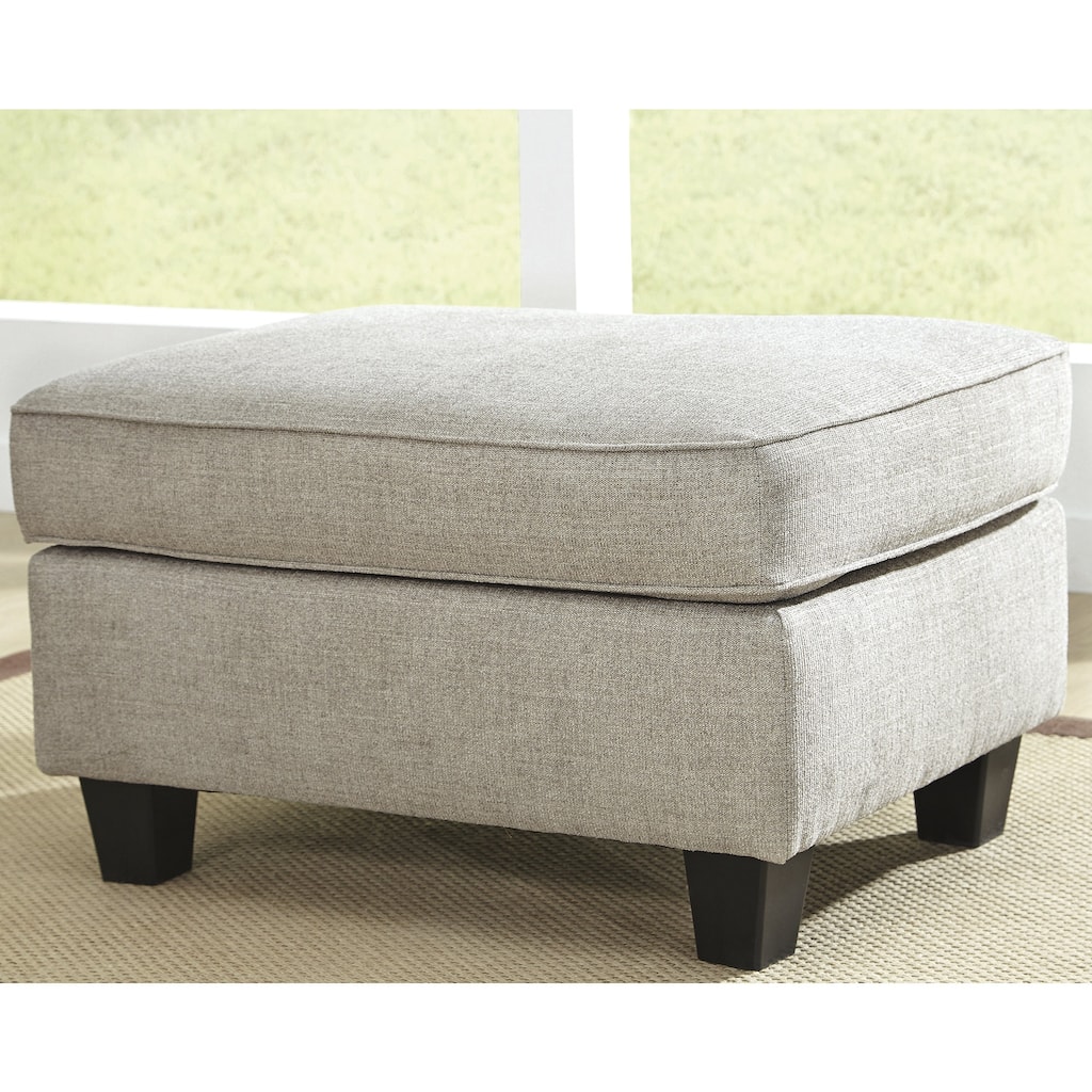 Signature Design by Ashley Abney Brown/Beige Ottoman