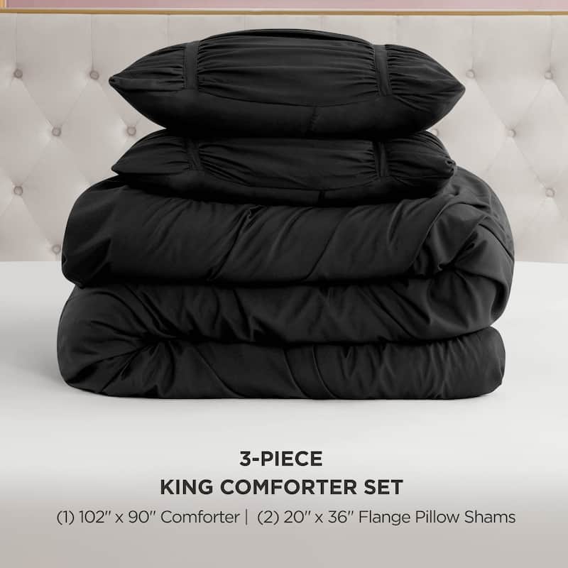 Juicy Couture Ribbon Ruched Comforter Sets