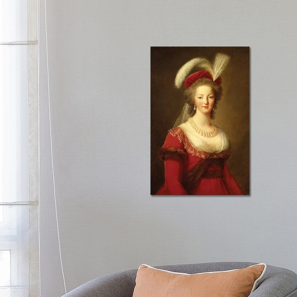 iCanvas "Portrait Of Marie Antoinette, Queen Of France" by Elisabeth Louise Vigee Le Brun Canvas Print