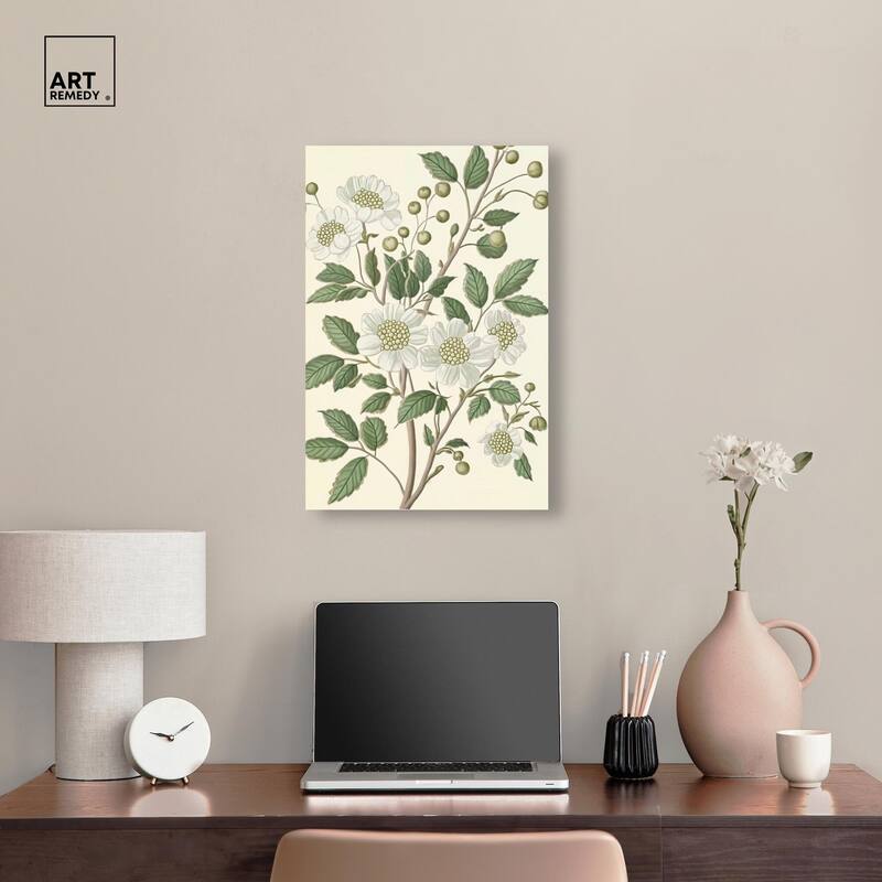 White Cherokee IV Canvas by Art Remedy, Gallery Wrapped