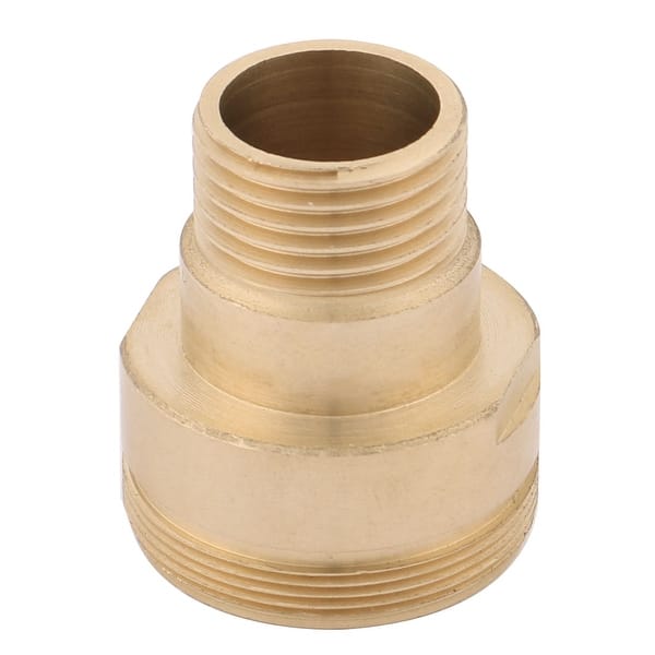 Household Bathroom Brass Pipe Conversion Hex Nipple Water Hole Heater ...