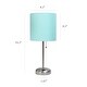 preview thumbnail 92 of 99, Porch & Den Custer Metal/ Fabric Lamp with Charging Outlet
