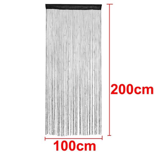 Shop Window Door Polyester String Beads Ornament Curtain Tassel