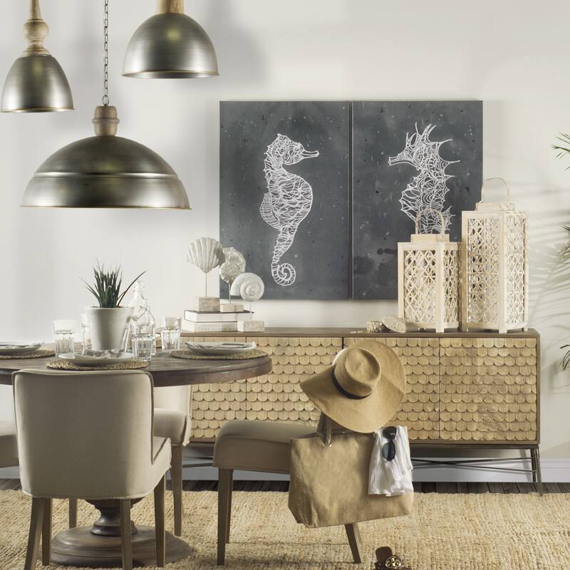 Coastal Silverplate Sea Shell Sculpture - 4"W x 5"D x 12"H