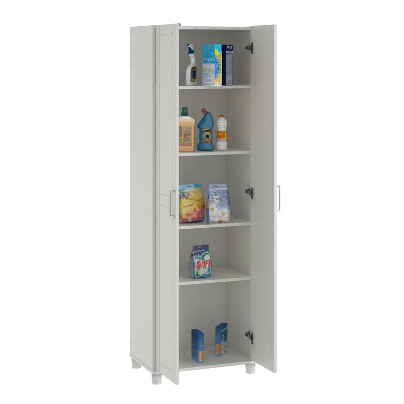 Systembuild Evolution Coyle Utility Storage Cabinet - 24-inch - White