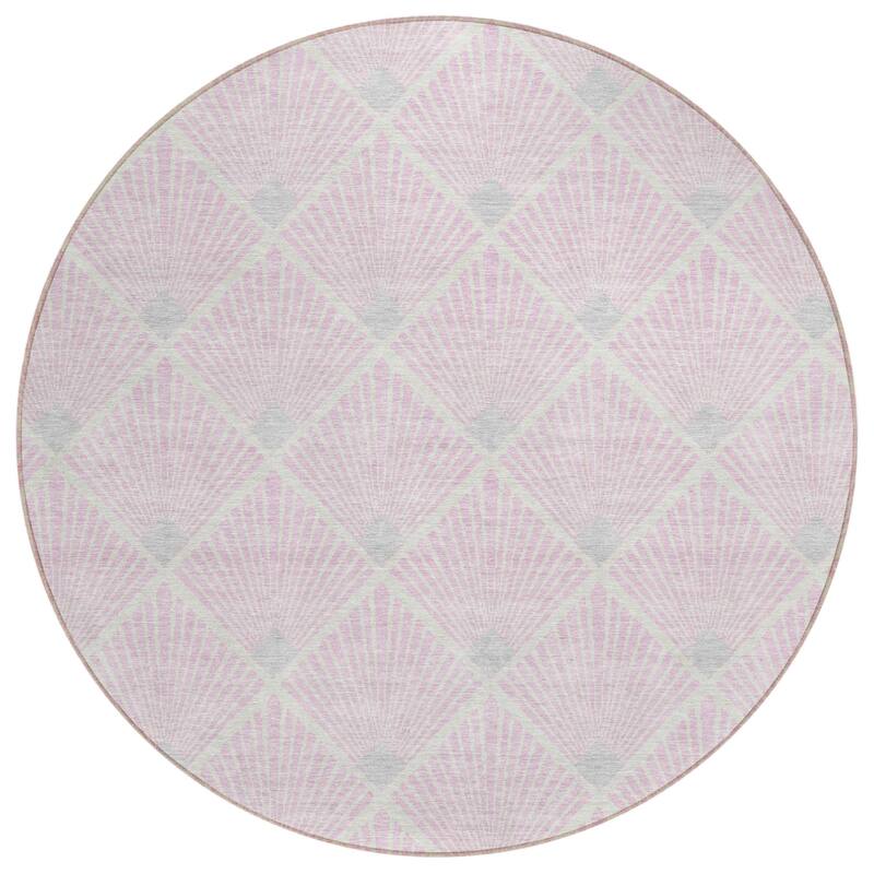 HomeRoots Geometric Transitional Rectangle Outdoor Rug