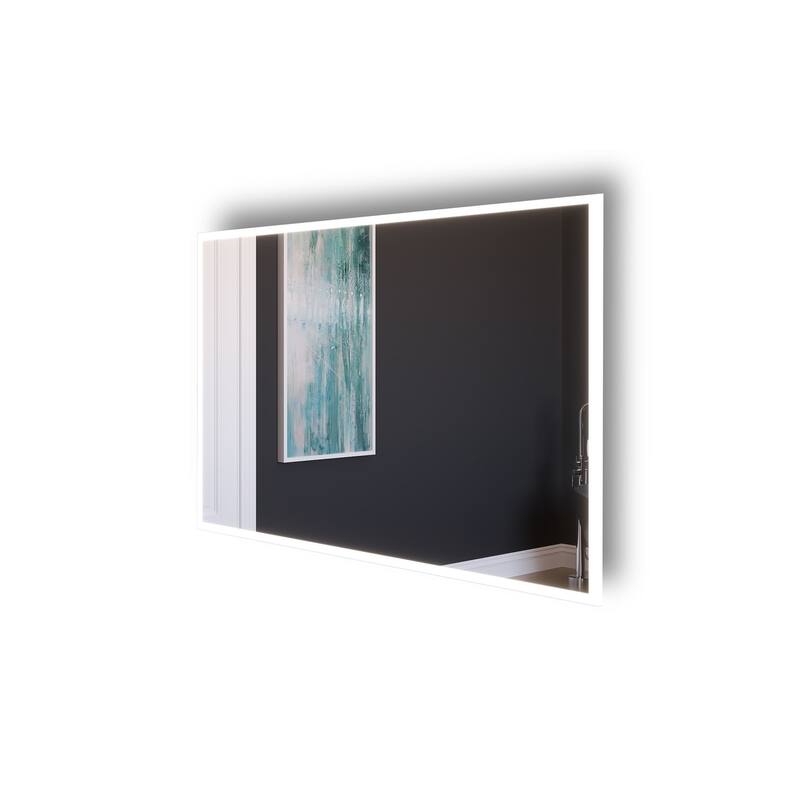 Smart Lisa Voice Activated LED Decorative Bedroom and Vanity Mirror