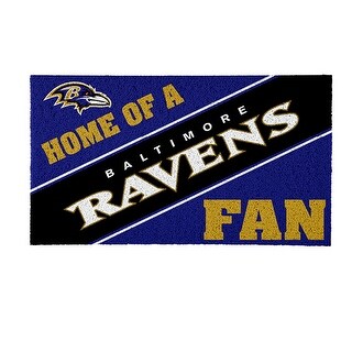 Baltimore Ravens Door Mat 19x30 Medallion Indoor Rug main image 0