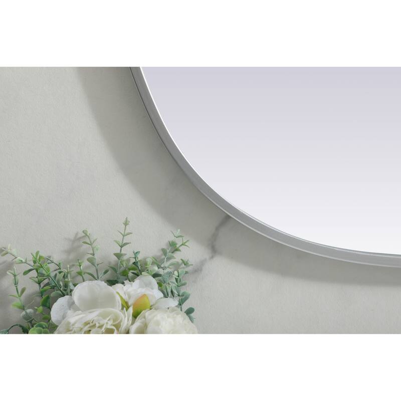 Elegant Lighting MR2B2430 Brynn 24" W x 30" H Modern Oval Bathroom
