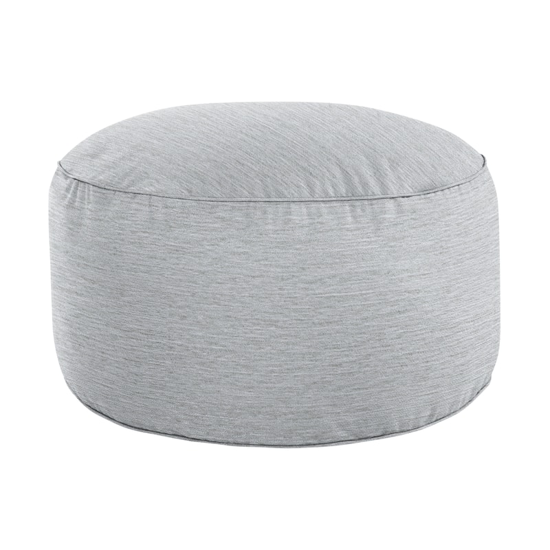 Sorra Home Indoor Textured Bean Pouf/Ottoman