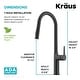 preview thumbnail 52 of 149, Kraus 2-Function 1-Handle 1-Hole Pulldown Sprayer Brass Kitchen Faucet